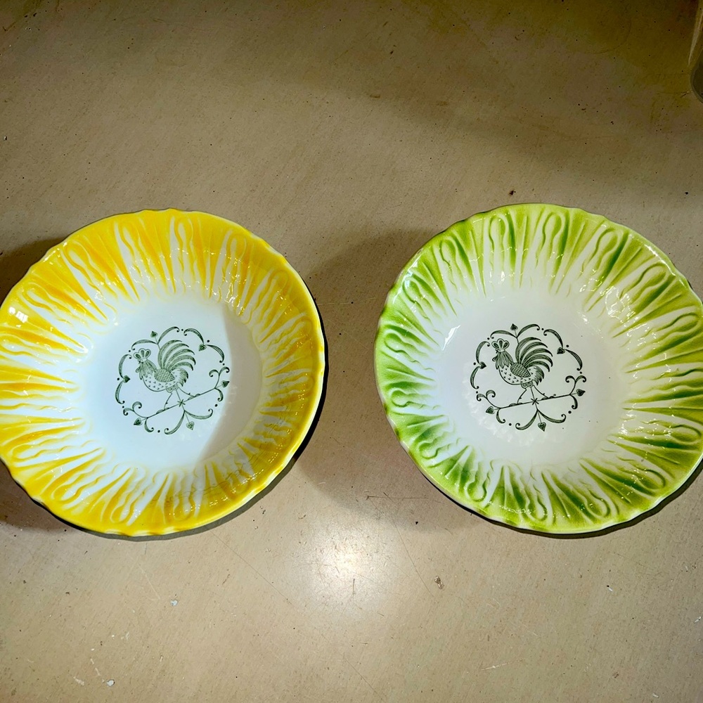 Cereal chicken bowls set of 2